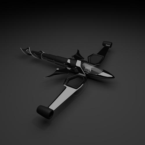 Futuristic plane