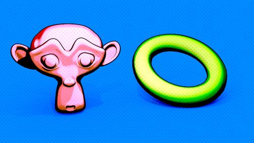 Blender ToonTone render