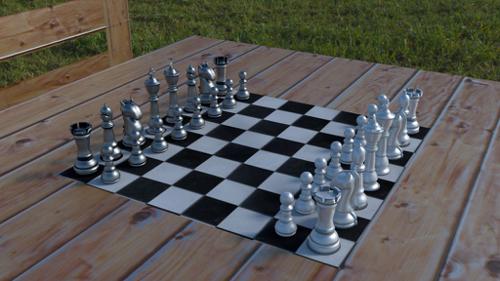 Chess set -cycles