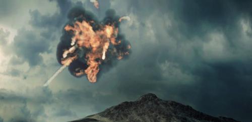 Explosion up in the air