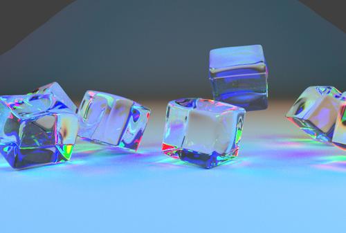 Coloured Ice Cubes
