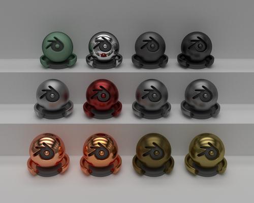 Metal Materials Pack for Cycles