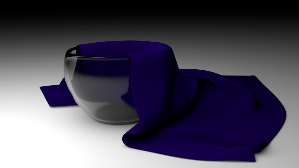 cloth at glass by blenderole