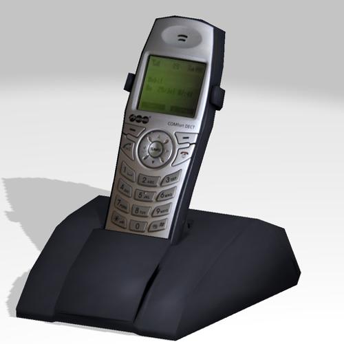 Low-Poly office phone