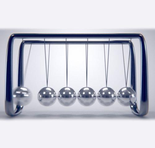 Newton's Pendulum (Cycles)