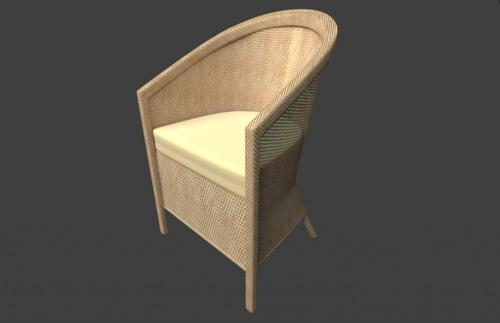 The Wicker Bamboo Armchair