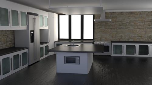 Modern Kitchen (untextured)