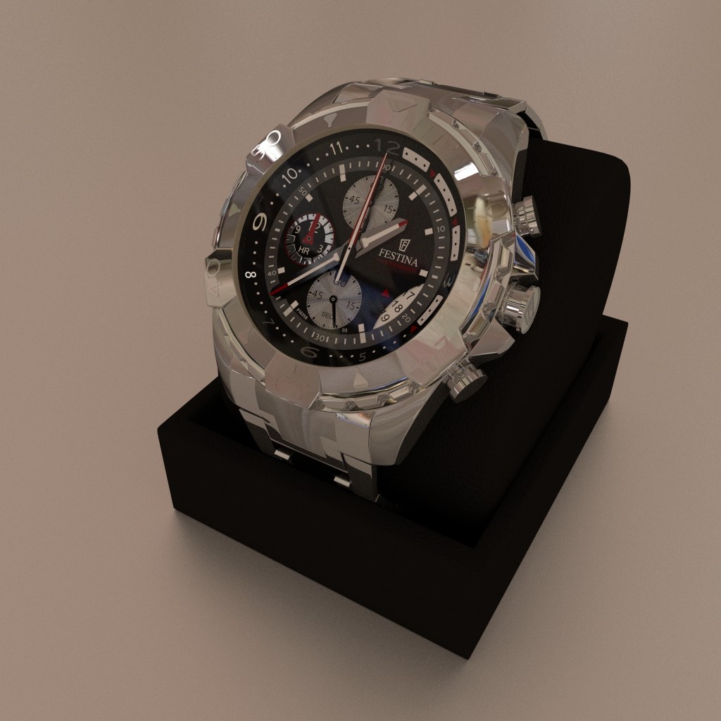 Hi-poly Wrist Watch