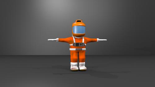 Orange Astronaut