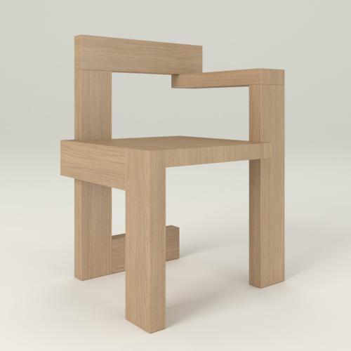 Gerrit Rietveld - Steltman Chair