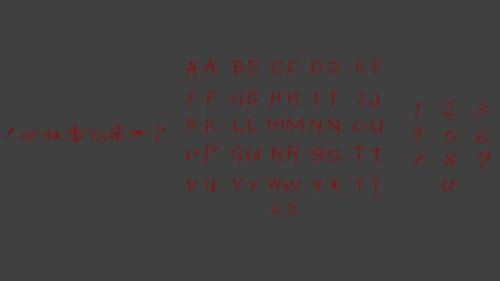 Blood Writing