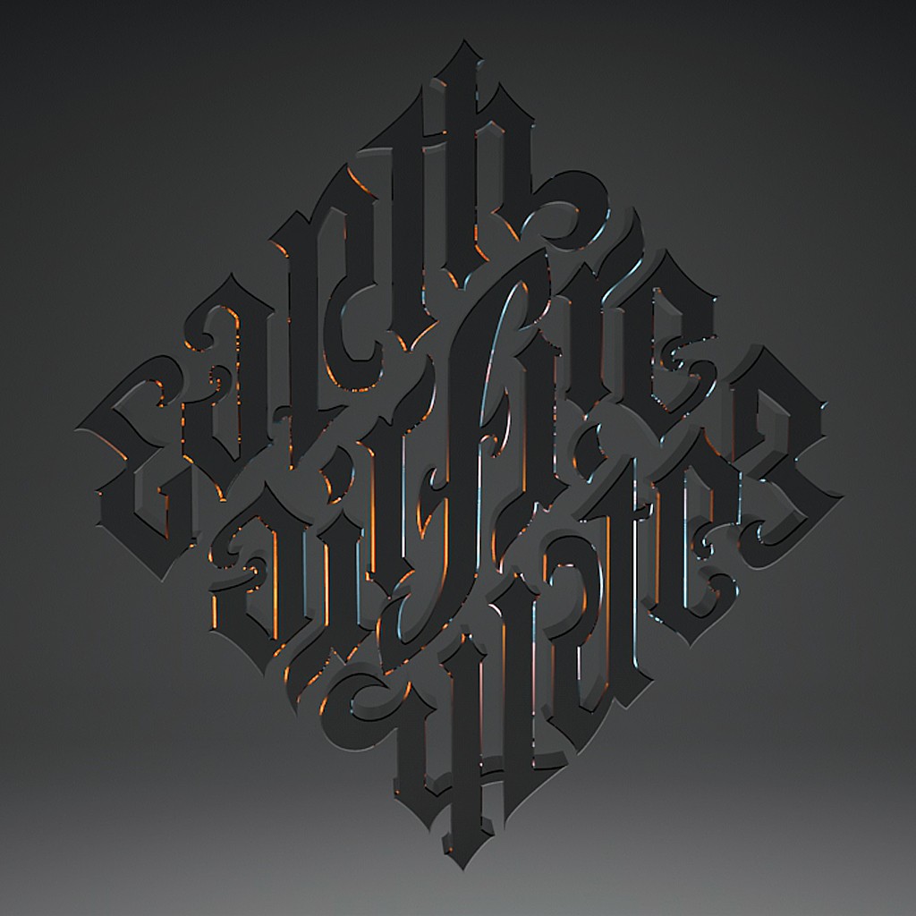 Angels & Demons Ambigram (Earth, Air, Fire, Water)