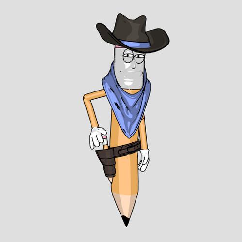 Pencil Cowboy aka "Drawn Wayne"