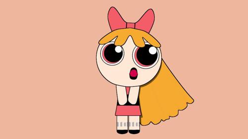 pinky power puff girl