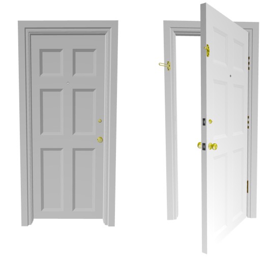 Apartment front door