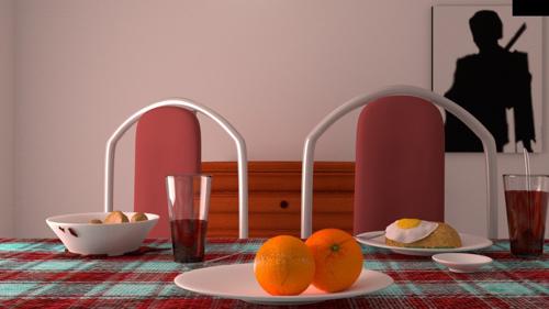 breakfast scene