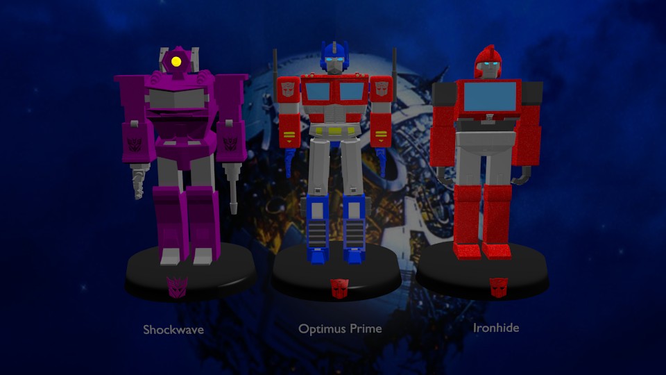 Transformers G1: Wave 1 Characters