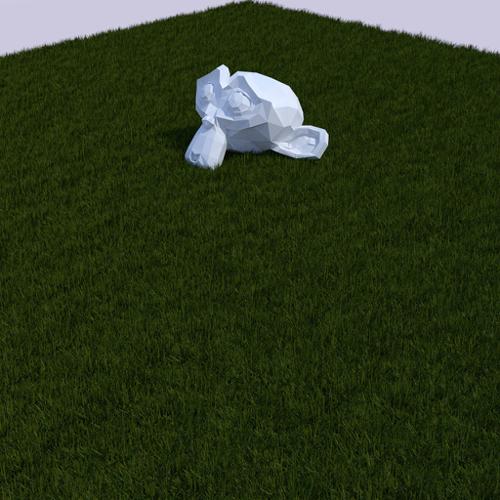 Cycles grass ( particles )
