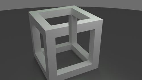 Impossible Cube frame (NO TRICK)