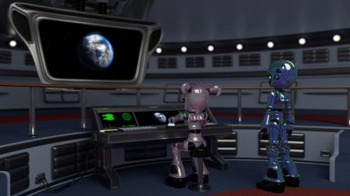 Robots and Ship Environment / Exteriror