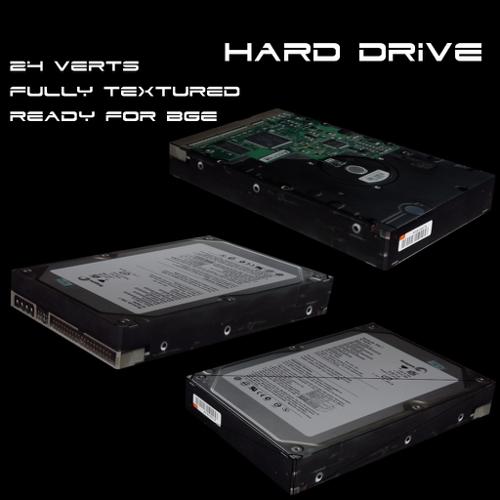 Low Poly - Hard Drive