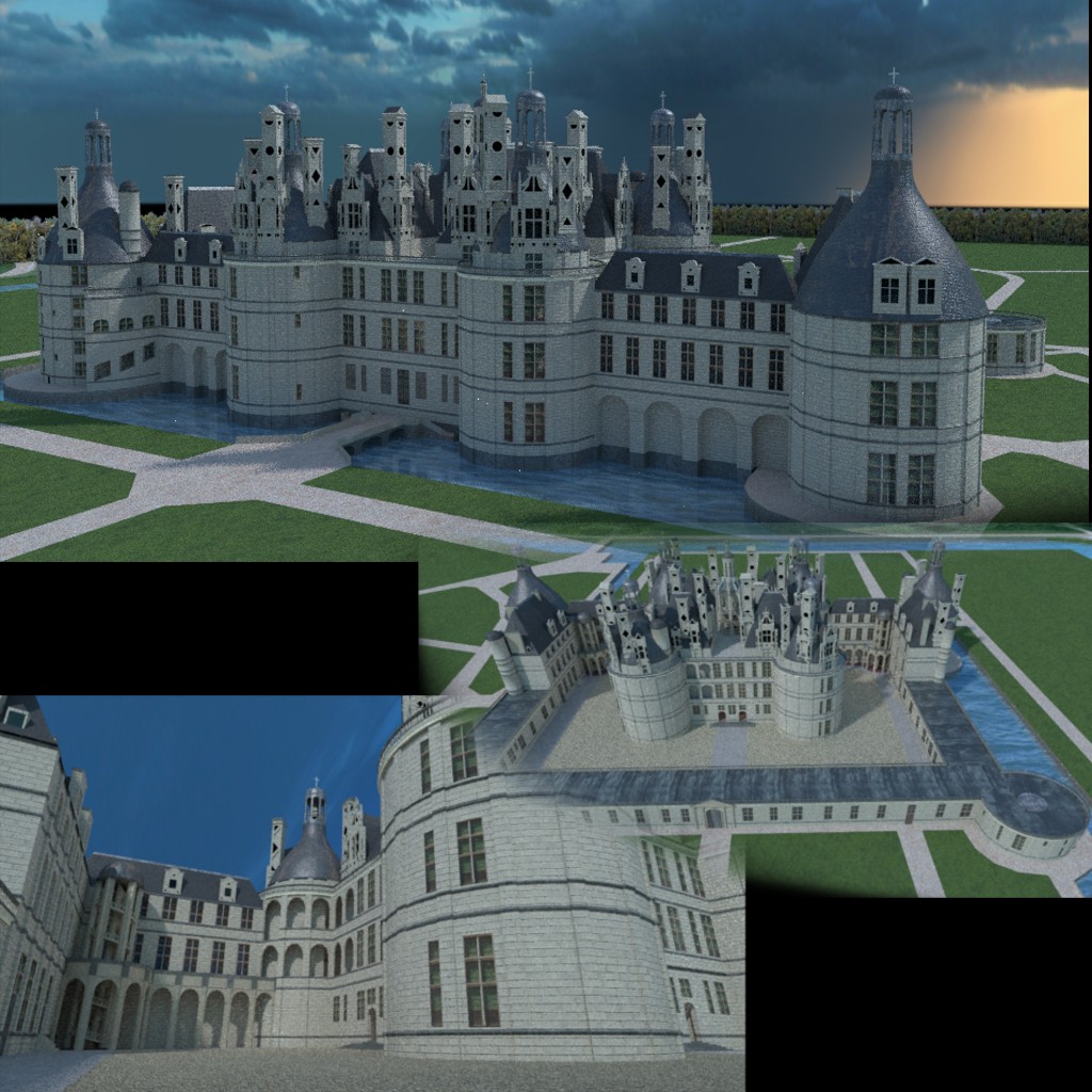 Chambord castel in france