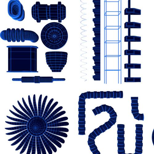 Sci-Fi Tech Pack - High Poly
