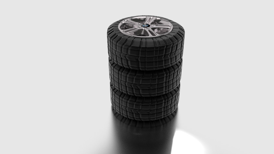 Stack of wheels