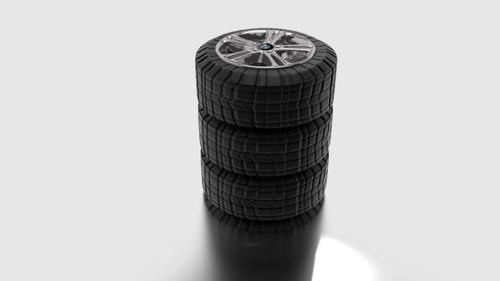 Stack of wheels
