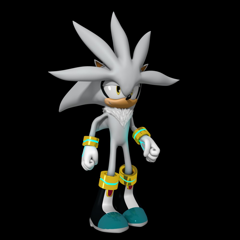 Silver the Hedgehog + Complete Rig