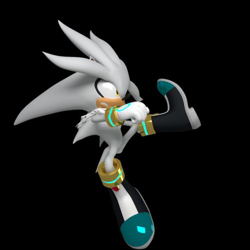 Silver the Hedgehog + Complete Rig CYCLES Version
