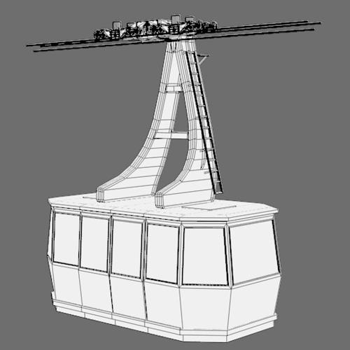 Cable-way car