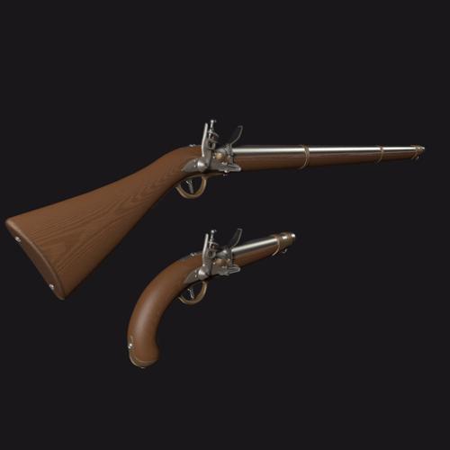 Cheap flintlock guns