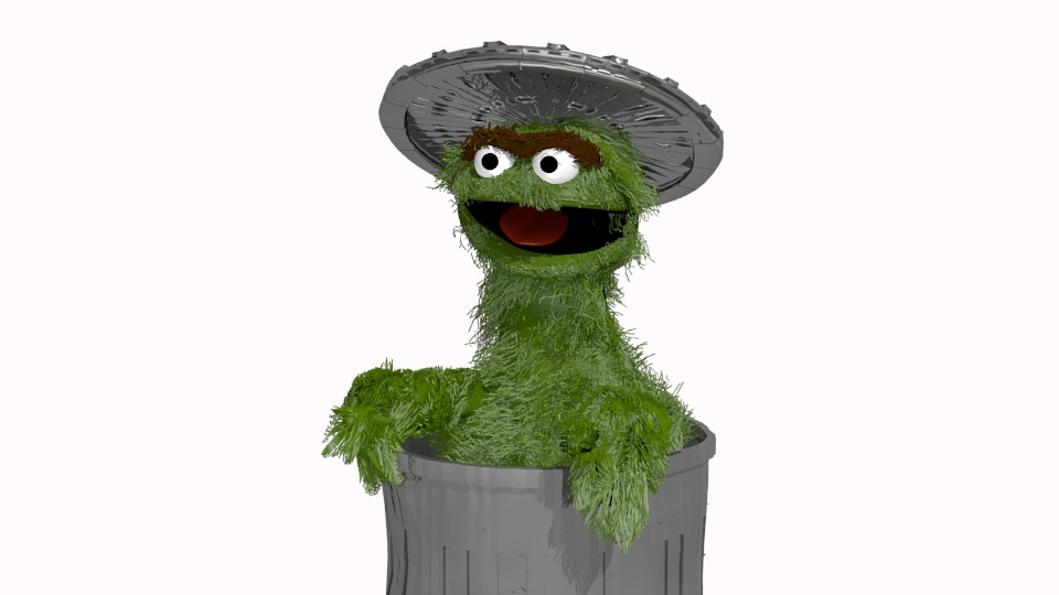 Oscar Muppet Sesame street.
