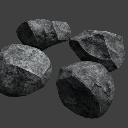 Low Poly Stones