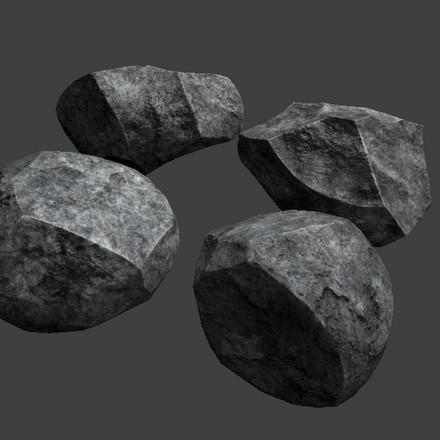Low Poly Stones