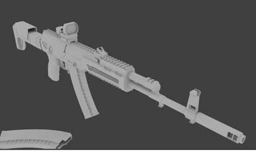 high poly ak 12