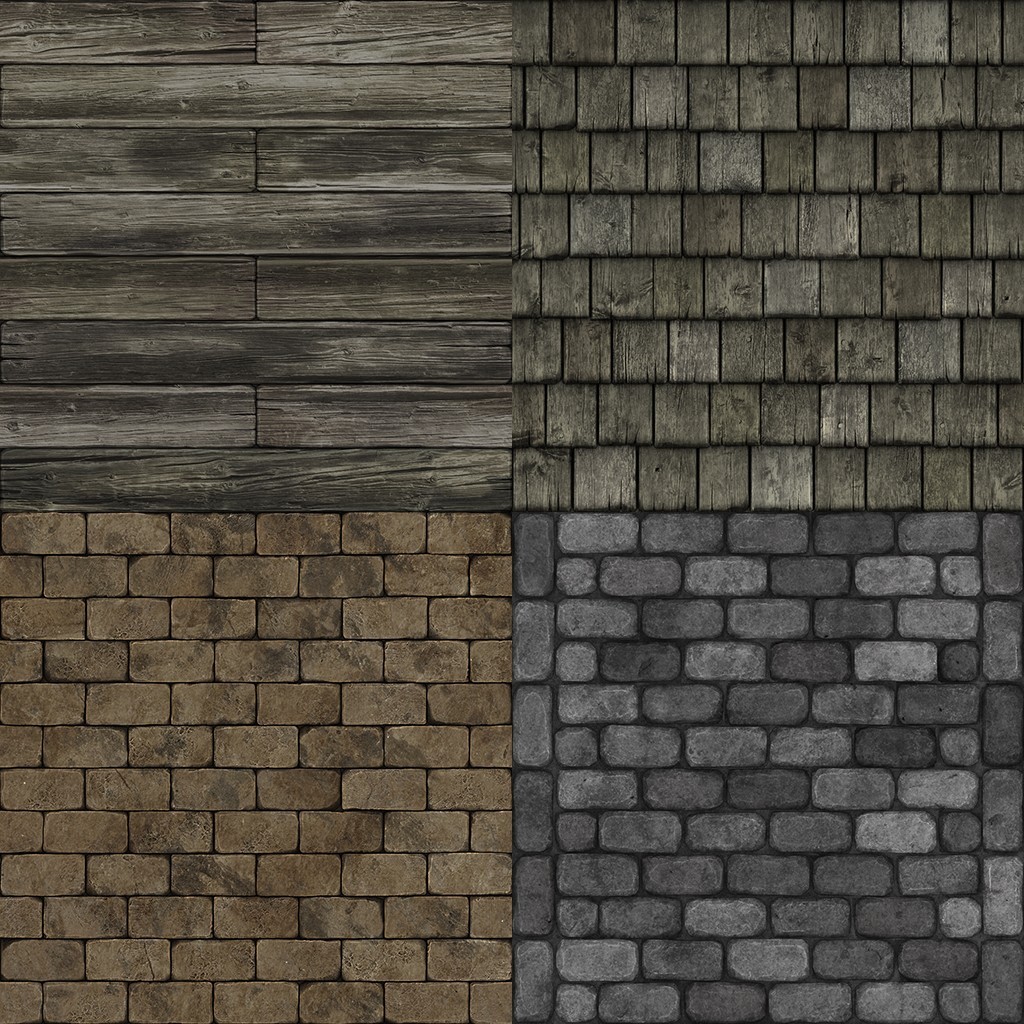 4 Tileable Textures