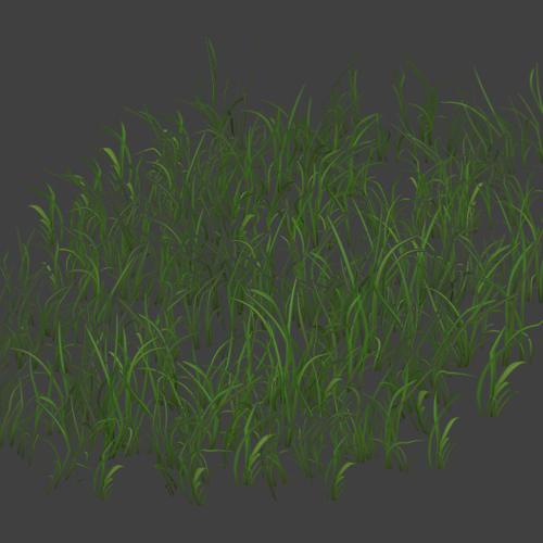 Low Poly Grass Patches (+LoD)
