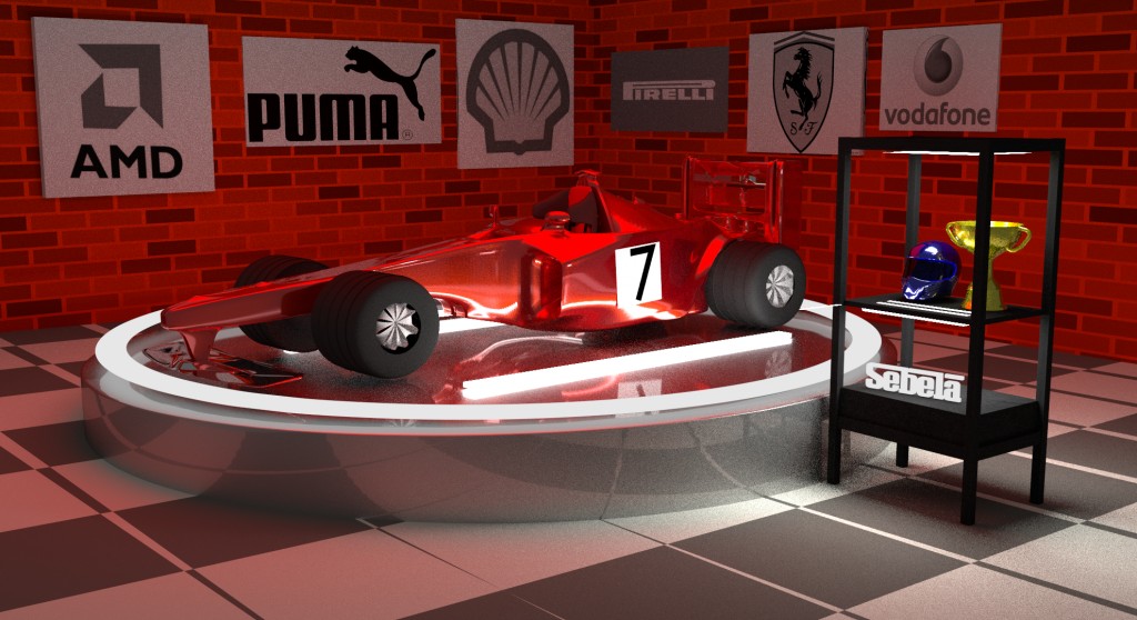 Cycles Formula F1+Garage with posters