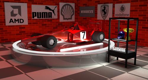 Cycles Formula F1+Garage with posters