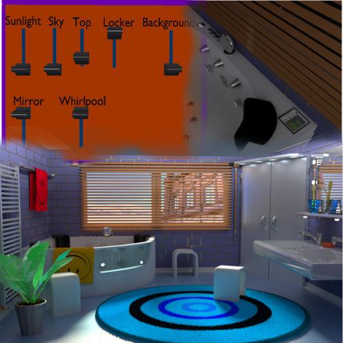 The Blue Bathroom