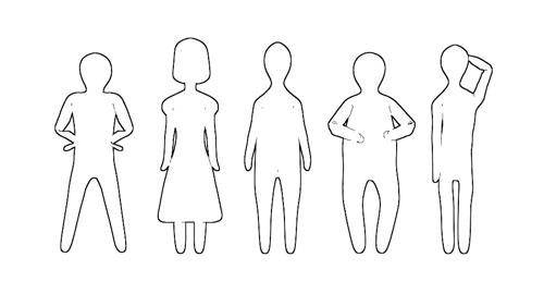 Simple Rigged Characters from Doodle Notes