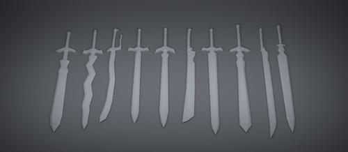 Low Poly Swords