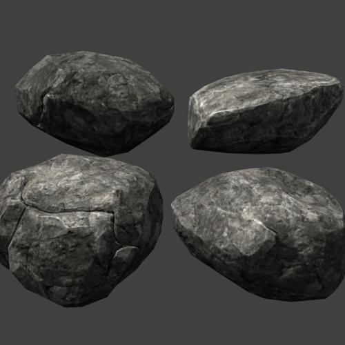 Low Poly Rocks #2