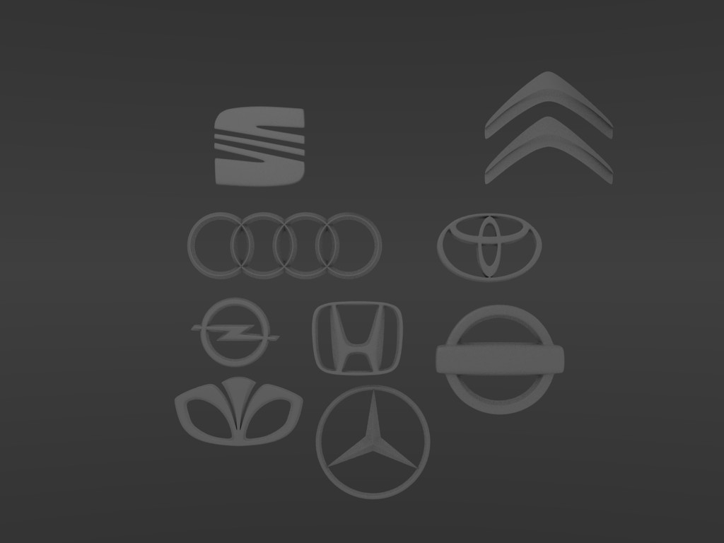 logo's 4 cars....