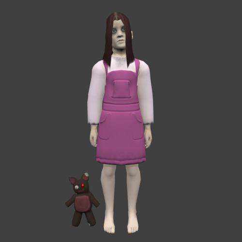 Creepy girl