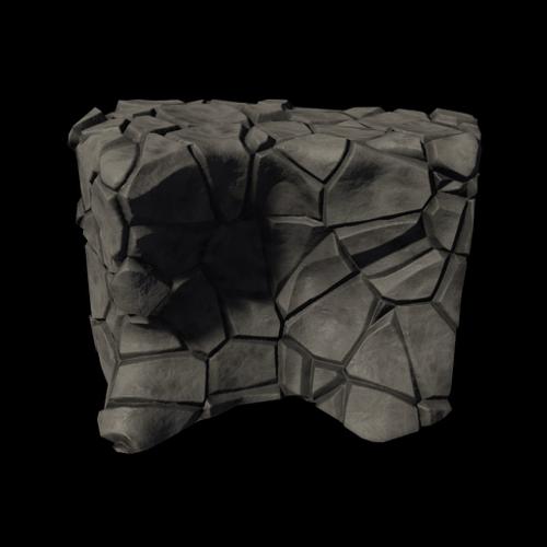 Low Poly Cliff 01 - BGE