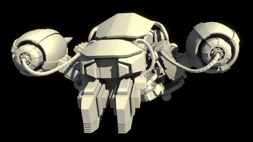 Lowpoly Spaceship