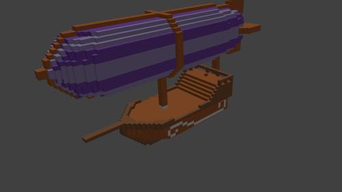 Cube World Airship